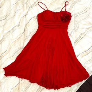 Sugar red sleeveless dress. Size S